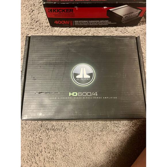 JL Audio HD Series HD600/4
4-channel amplifier - 150 watts RMS x 4 - Picture 1 of 6